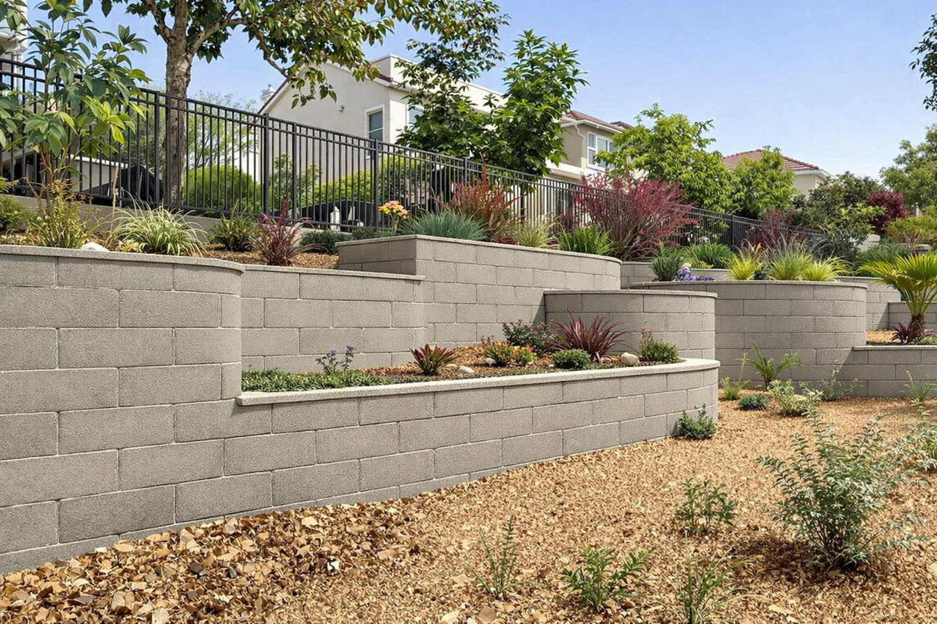 Concrete retaining walls in Springfield, MA